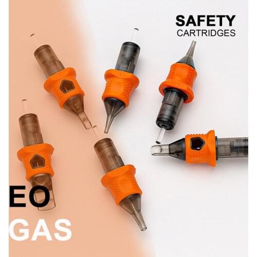 INKin Silicone Tattoo Cartridge Needles Safety Membrane System for Standard Tattoo Cartridge Machines & Grips 16 Pcs/Box