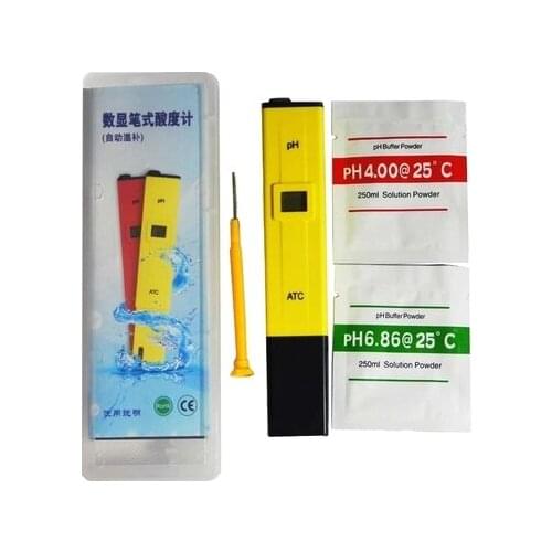 Pen type conductivity meter water acidity tester tap water quality test pen portable EC meter PH Fish tank water quality tester