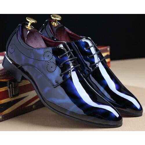 Fashion Men Dress Shoes Leather Italian Suit Shoes Men Corporate Shoes Designer Scarpe Uomo Eleganti Chaussure Homme Mariage