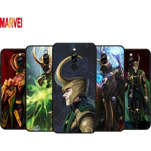 Fashion Marvel Loki Art For Xiaomi Redmi 9i 9T 9A 9C 9 8A 8 GO 7 7A S2 Y2 6 6A 5 5A 4X Prime Pro Plus Black Phone Case Cover