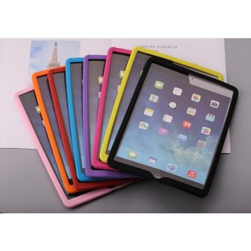 Soft Jelly Silicone Rubber TPU Case Gel Case Skin Shell For iPad Air 2 Back Cover For iPad Pro 9.7 9.7inch 2017 2018
