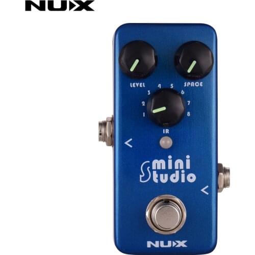 NUX NSS-3 Studio Speaker Cabinet Simulator Guitar Effect Pedal Impulse Response IR Loader Built-in 8 Speaker Cabinet Models