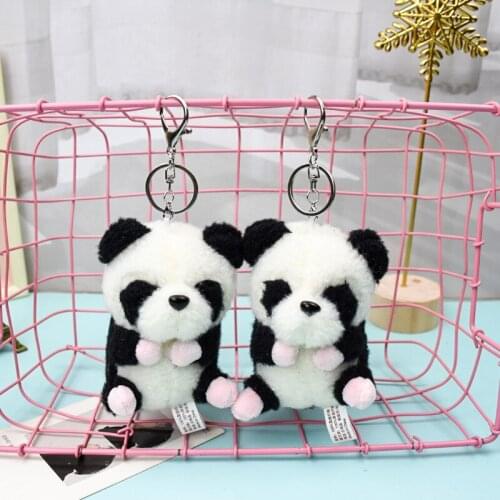 New cute Exquisite Obedient bear plush doll pendant keychain Boutique bag Ornaments soft Soothing doll birthday christmase gift