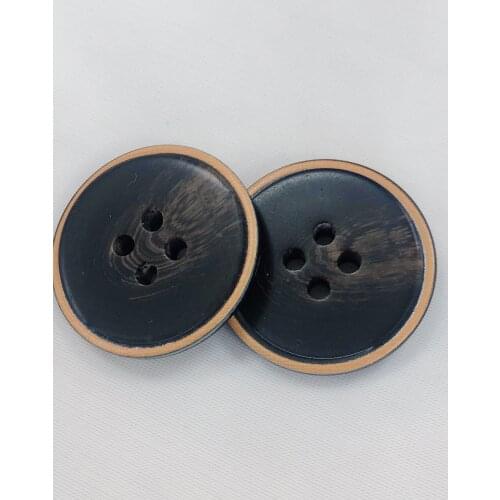 Retro Mixed Color Round Resin Buttons 4 Holes Sewing Button Scrapbooking Craft Decoration DIY Apparel Accessories10pcs