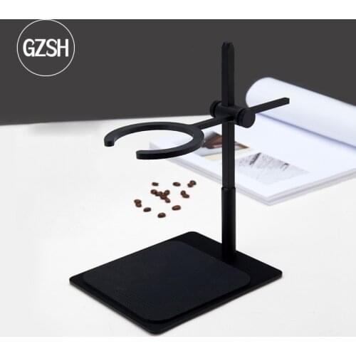 Adjustable V60 Style Cloud Coffee Pot Hand Punch Pot Filter Cup Holder Stainless Steel Coffee Hand Punch Coffee Tools