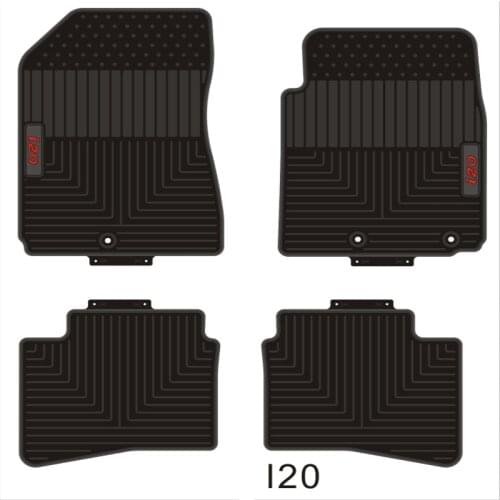 Special No Odor Carpets Waterproof Rubber Car Floor Mats for Hyundai I20 Right Steering Wheel RHD Cars