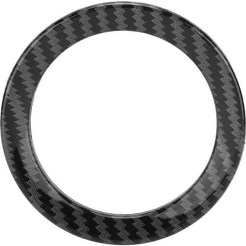 Carbon Fiber Style Steering Wheel Cover Trims Replacement for Smart Fortwo/Forfour 453 2015-2021