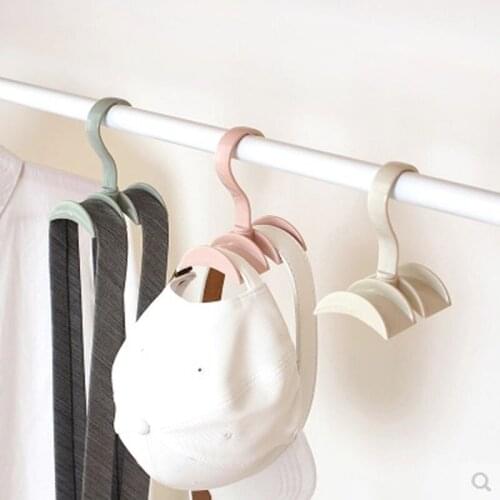 Wardrobe Tie Belt Bag Hanger Storage Rack Organization hat Handbags Messenger Bags Hanger Holder Plastic Shelf Space Saving