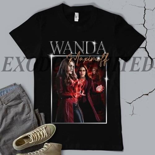 Wanda maximoff Shirt Wandavision Bootleg t shirt For men and women tee retro vintage 90s style tee