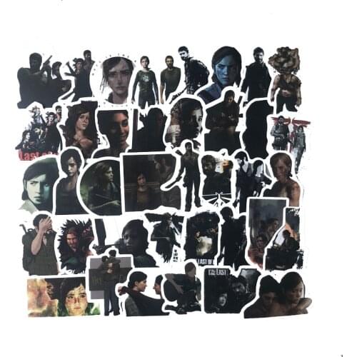 10/50pcs/Pack Cool The last of us Game Stickers Bicycle Skateboard Guitar Car Laptop Anime Sticker Waterproof Kid Stikers Toy