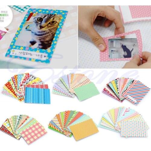 20Pcs Polaroid Camera Film Skin Masking Photo Sticker FujiFilm Instax Mini Decor Dropshipping