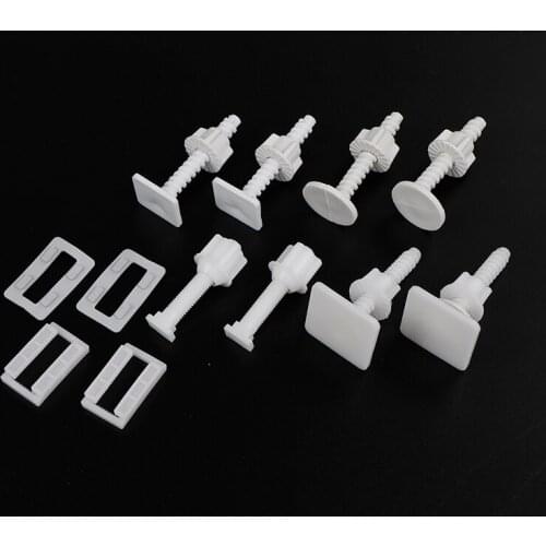 4x toilet seat hinge bolts replacement screws fixing fitting kit repair tools