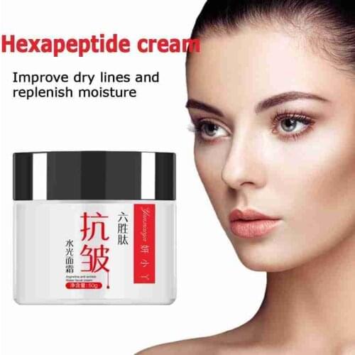 50 ML Six Peptide Cream Collagen Anti Whitening Cream Hyaluronic Acid Moisturizing Anti-aging Nourishing Serum Skin Care
