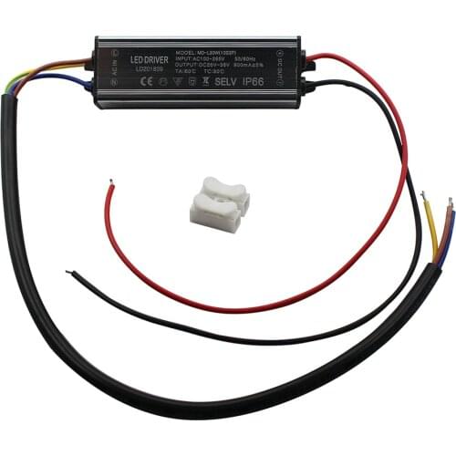 Aluminium IP66 30W LED Driver 900mA Constant Current DC 26 -36V AC 100-265V Power Supply Lighting Transformer Drivers Ballast