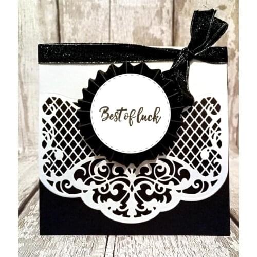 Big Retro Flower Border Metal Cutting Dies For DIY Scrapbooking Embossing Paper Cards Making Crafts Supplies New 2019 Dies