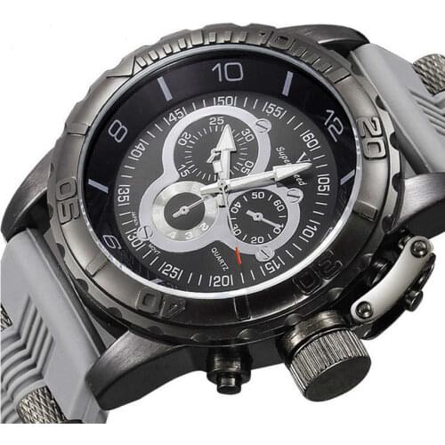 2019 Fashion V6 Top Brand Military Outdoor Sports Student Watches Silicone Big Dial Man Clocks Casual Male Waterproof Quartz Boy