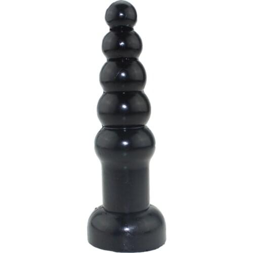 Black Anal Beads With Strong Suction Cup Sex Toys For Men Women Prostate Massage Masturbation Purple Butt Plug Adult Products