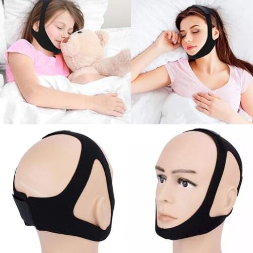 Elastic Face Slimming Bandag Anti Snore Belt Breathable Effective Aid Tools Reduce Double Chin Skin Facial Massager Skin Care