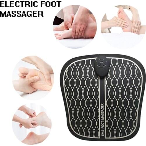 Electric Foot Massager Pad Feet Muscle Stimulator Foot Vibrator Wireless Improve Blood Circulation Stimulator Unisex Health Care