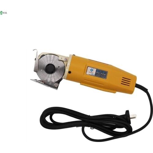 Wood Router 220V Handheld Portable 65mm Rotary Blade Electric Round Electric Cloth Cutter Fabric Round Knife Cutting Machine New