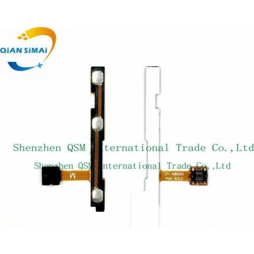 New power on/off & Volume up/down Buttons Control Key flex cable For Samsung Galaxy Note 10.1 N8000 N8010 N8013 GT-N8000