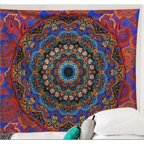 Tapestry Wall Hanging Polyester Flower Mandala Pattern Blanket Home Decor Hot