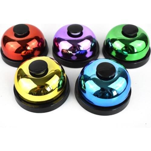 Dog Pet Call Bell Teddy Puppy IQ Training Interactive Toy Pet Toys Food Feed Reminder Cat Feeding Ringer Called Dinner Bell