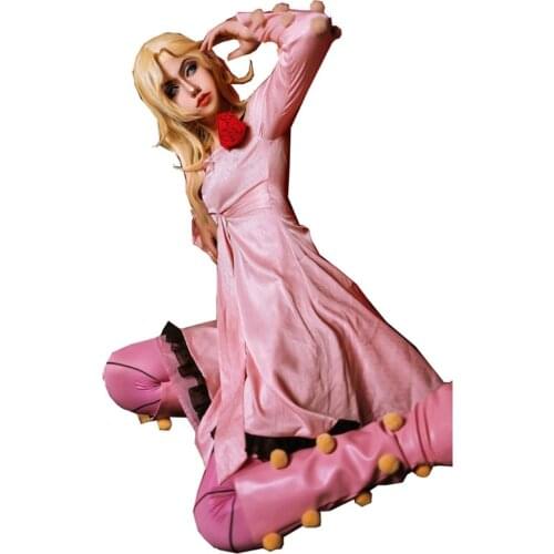 Lucy Pendleton Cosplay Costume JoJos Bizarre Adventure Lucy Steel Dress 11