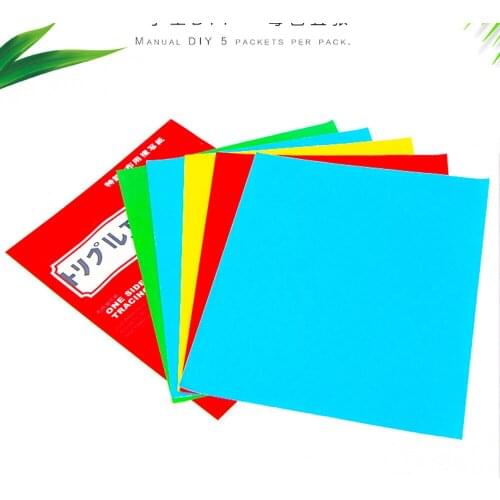 Colorful One Side Tracing Paper Coated Carbon paper Fabric Drawing Tracing Paper for Cloth