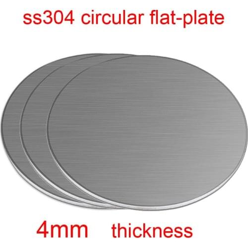 4mm thickness stainless steel circular plate 304 disc plate ss304 circular flat-plate round corrosion resistant disk sheet