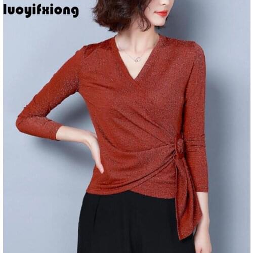 Luoyifxiong Womens Silk Shirts