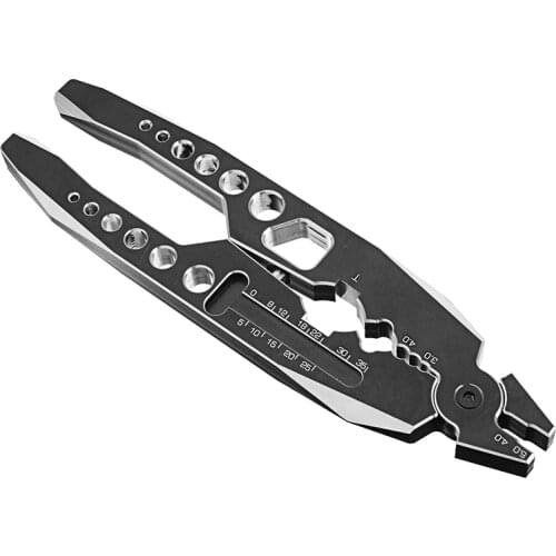 Abrazadera de Metal Multi-función amortiguador alicates bola alicates de cabezal Clip RC herramientas de coche Alicates para Tra