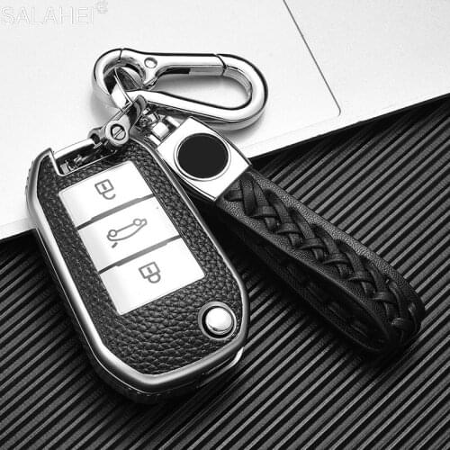 Soft TPU Car Key Cover Protective Case Shell For Peugeot 3008 208 308 508 408 2008 307 4008 For Citroen C4 Interior Accessories