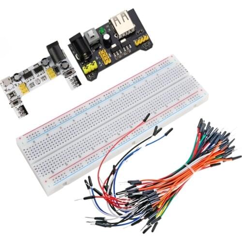 1pcs NEW MB-102 MB102 Breadboard 830 Point Solderless PCB Bread Board Test Develop DIY