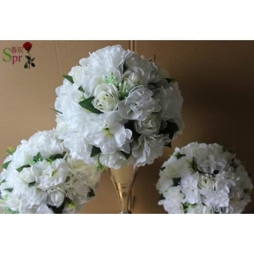 NEW!!Free shipping!10pcs/lot wedding road lead artificial flower ball wedding table flowers centerpiece flower balls decoration