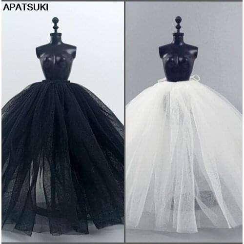 High Quality Petticoat For Barbie Dolls Wedding Dress Slip Underskirt Clothes Outfits 1/6 BJD Dollhouse Accessories Baby DIY Toy