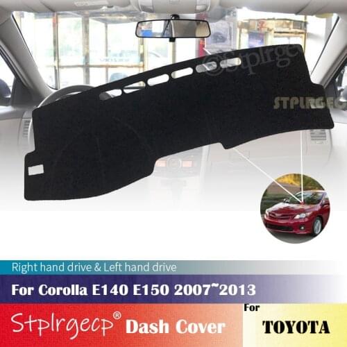 For Toyota Corolla E140 E150 2007~2013 Anti-Slip Dashboard Cover Protective Pad Car Accessories Sunshade Carpet 2011 2010 2009