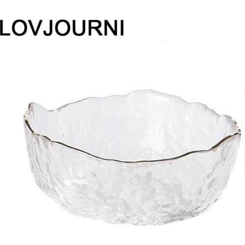 Noodles Plate Saladeira Salad Cutter Food Container Saladier Fruit Flatware Frutero Dinnerware Kitchen Dining Bar Glass Bowl