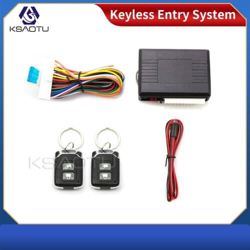 KSAOTU 237 Universal Car Remote Central Kit Lock UnlocK Keyless Entry System Power Central Locking with Remote Control