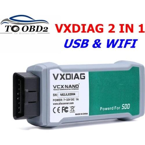 VXDIAG VCX NANO USB&Wifi Version JLR SDD V154 For Land Rover and FOR Jaguar 2 in 1 Auto Professional Diagnostic Scanner Tool