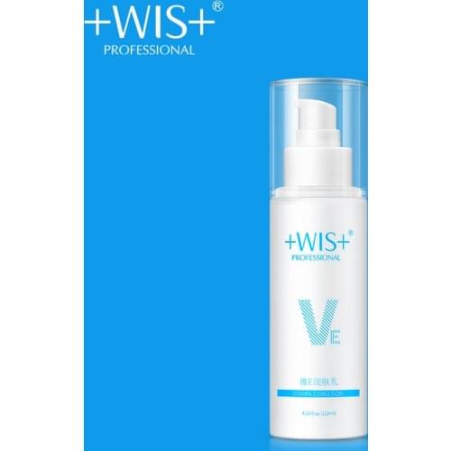 WIS 120ml Vitamin E Emulsion Plant Essence Brighten Hydrating Face Moisturizer Whitening Cream Lotion for Face Oil Control