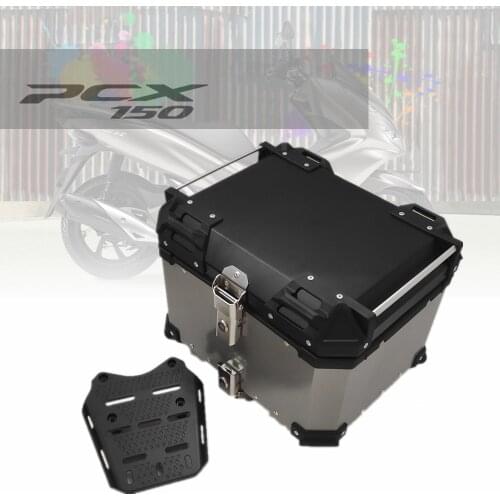 For Honda PCX 125 150 PCX150 PCX125 2014-2020 Tail Box Rear Luggage Case 45L 55L 65L Trunk Storage Top Waterproof Storage