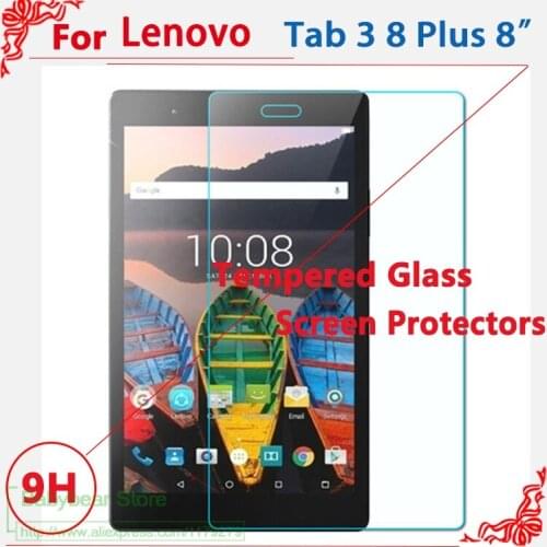 Real Tempered Glass Film for Lenovo Tab 3 Tab3 8 Plus P8 TB-8703 TB-8703F TB-8703N TB-8703X 8 inch Tablet + Cleaning Wipes