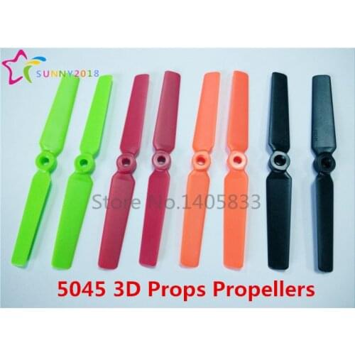 24pcs / 12Pair 5045 3D Props Bullnose Propellers For FPV Mini QAV250 ZMR 250 270 280 Quadcopter