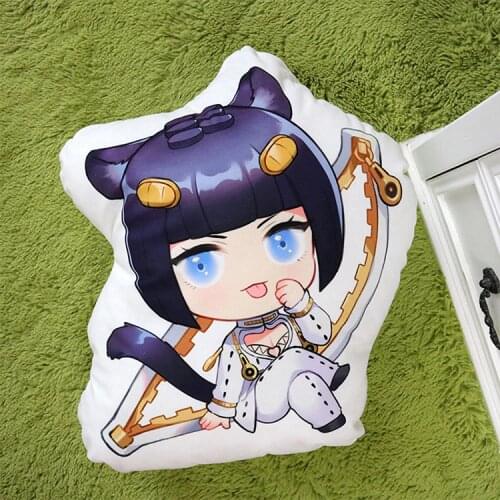 45cm JOJOs Bizarre Adventure Golden Wind Bruno Bucciarati figure model soft plush pillow doll