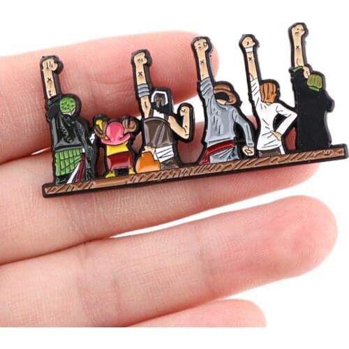 DZ2170 Collection Anime Enamel Pins Brooches Woman Men Backpack Bags Badge Fashion Lapel Jewelry Kids Friends Birthday Gifts