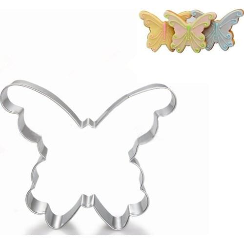 Butterfly Cookie Tools Cake Stencil Kitchen Cupcake Decoration Template Mold Cookie Coffee Stencil Mold Baking