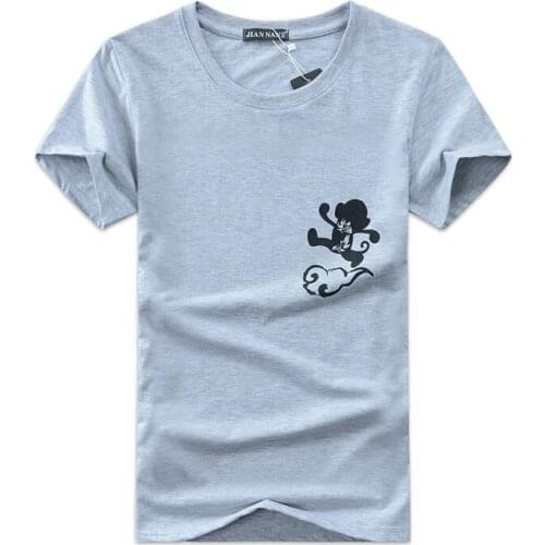 Men T Shirts Spring Summer Mens Short Sleeve Monkey Printed T-shirt For Men 4 Colors S-5XL