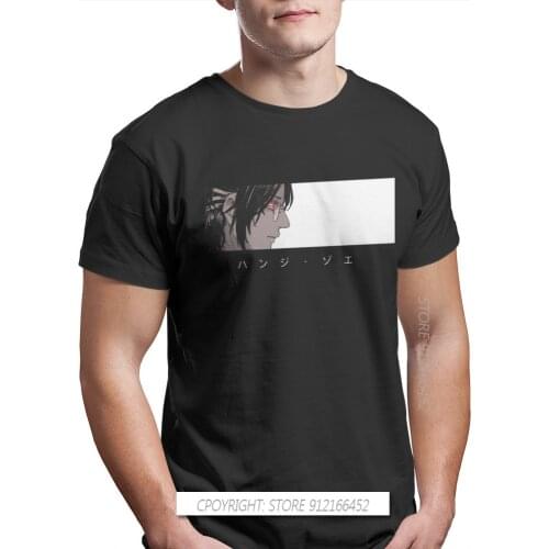 Hange Zoe Box Strip Unique TShirt Attack On Titan Snk Men Eren Anime Comfortable Novelty Graphic T Shirt Hot Sale