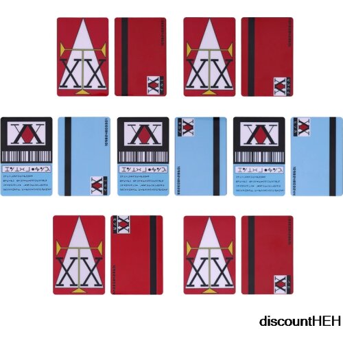 Japan Anime License Card Sticker GON FREECSS Killua Zoldyck Kurapika Badge Bus/Bank/Credit Card Stickers New